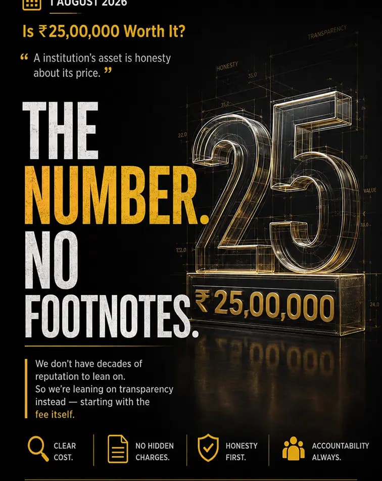 Is ₹25,00,000 Worth It?